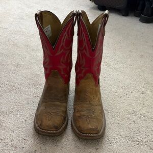 Double H Red and Brown Men's Boots